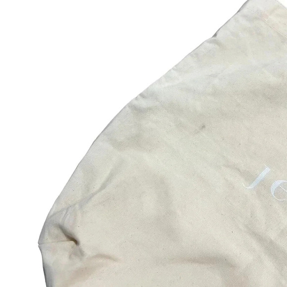 Jenni Kayne Neutral Beige Large Canvas Tote Bag - Picture 3 of 5